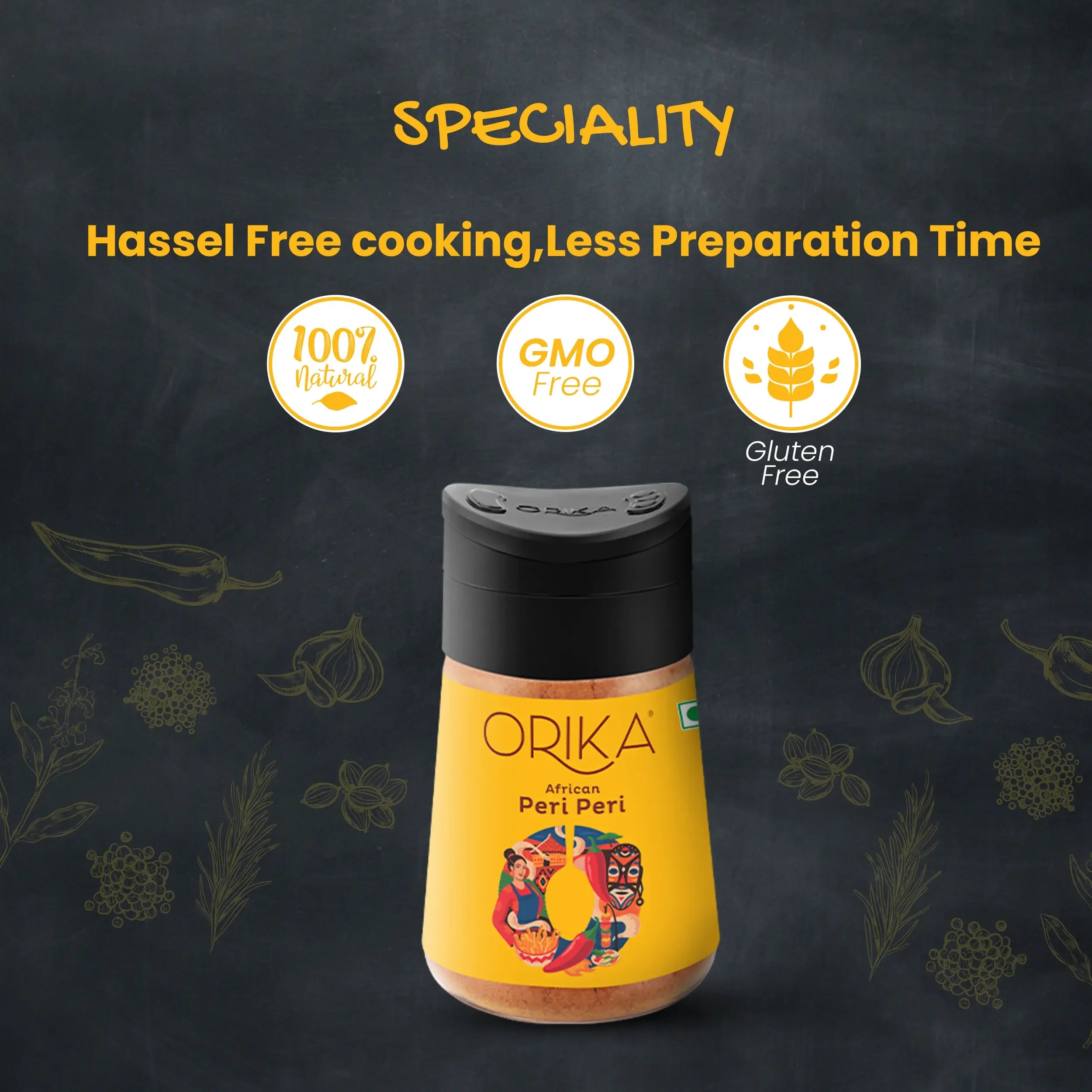 Orika Afro-Italian Spice Drizzle, 150g - Orika Spices India