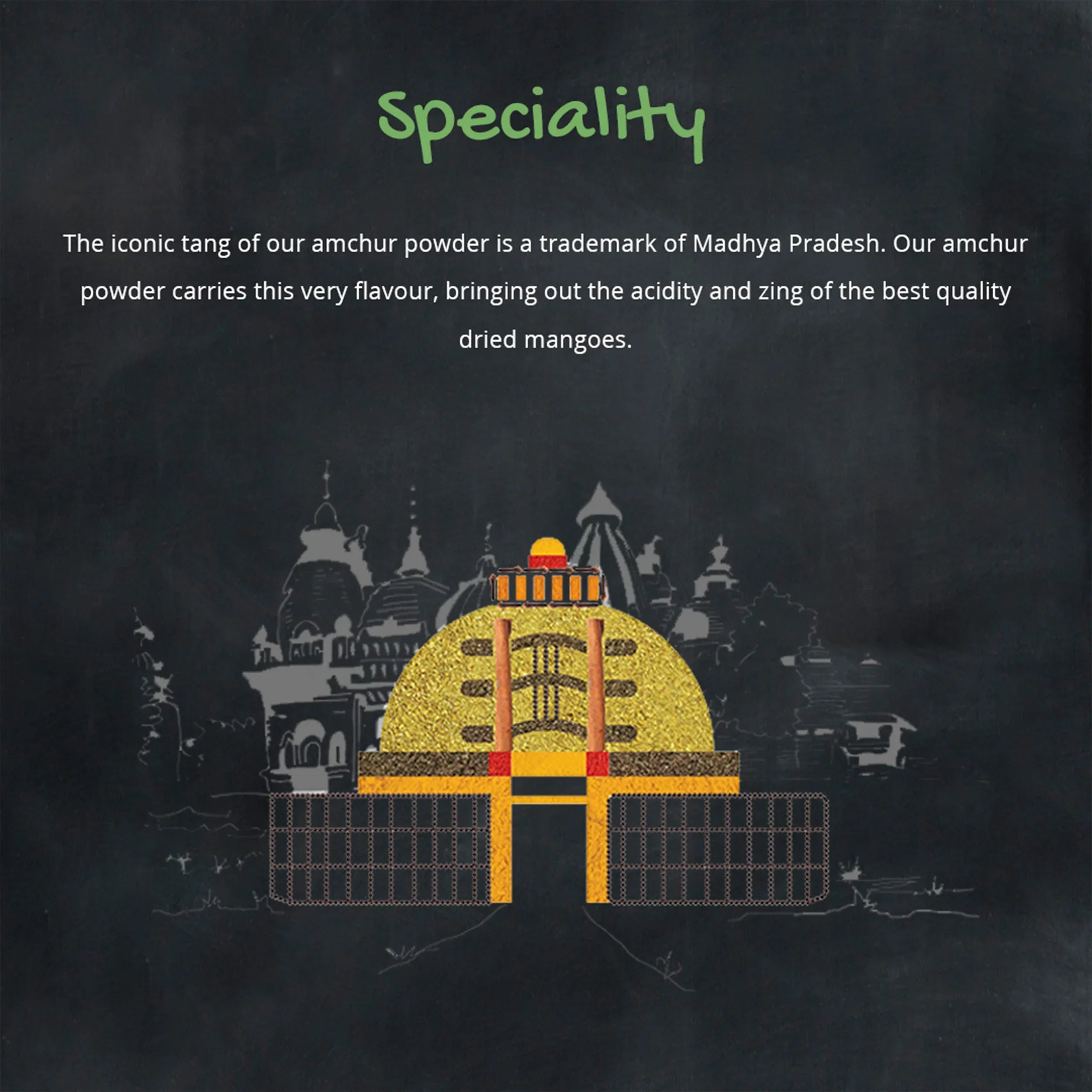 Orika Amchur Powder, 100 gm - Orika Spices India