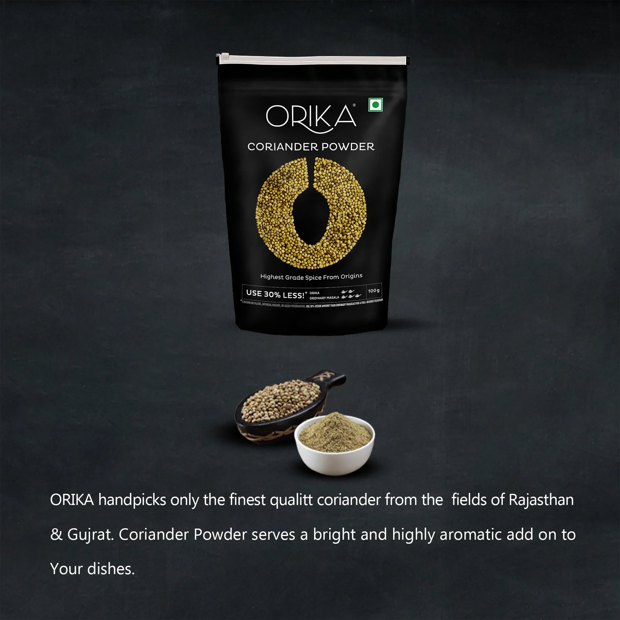 Orika Coriander Powder - Orika Spices India
