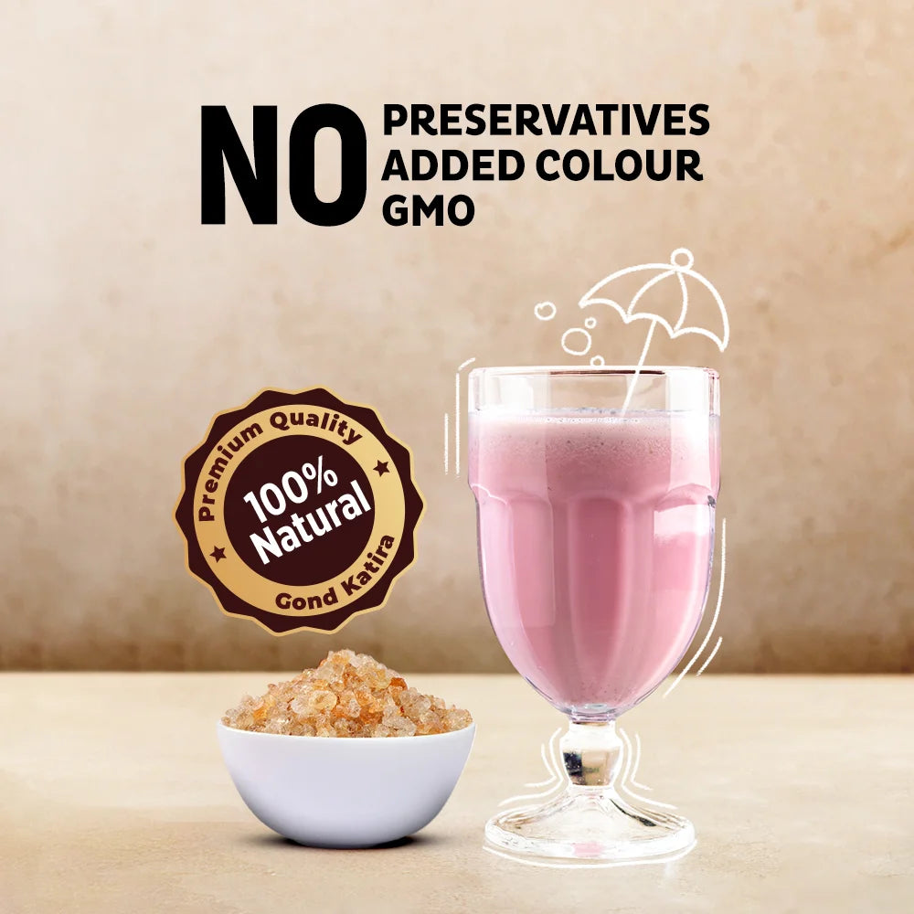 Orika Gond Katira (Tragacanth Gum) – 80g | Natural Cooling Agent | Premium Quality | For Sharbat, Desserts & Ayurvedic Use - Orika Spices India