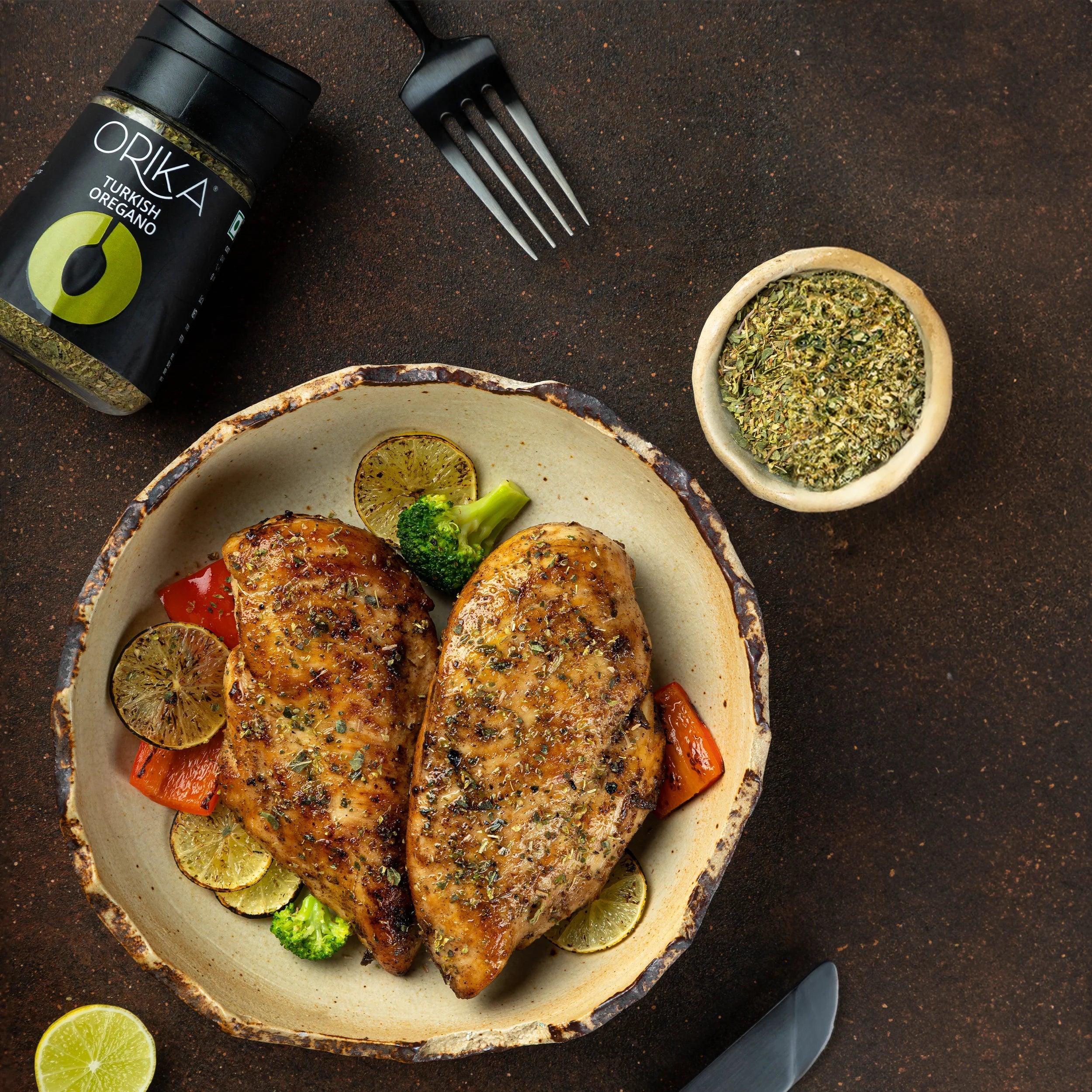 Orika Gourmet Cooking combo of Egyptian Basil, Turkish Oregano and Himalayan Parsley - Orika Spices India