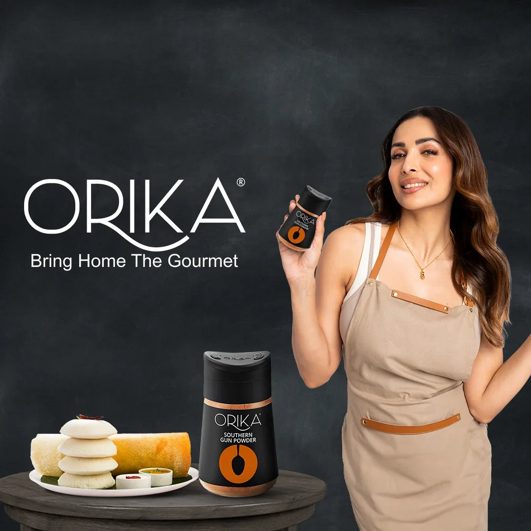 Orika Gourmet cooking coombo of True Sri Lankan Cinnamon Powder 50g & Southern Gun Powder 80g - Orika Spices India