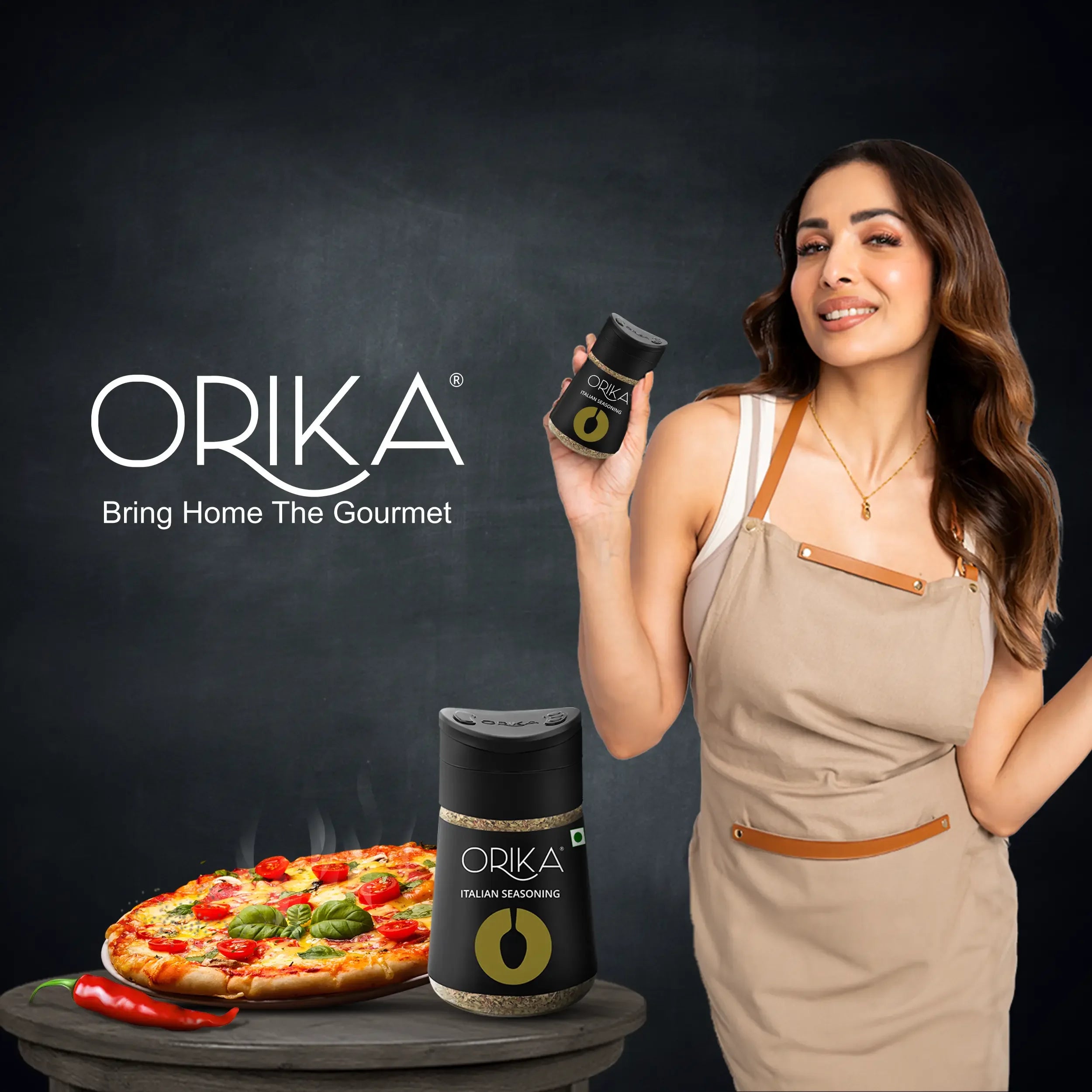 Orika Gourmet herb sprinkler combo (Turkish Oregano + Egyptian Basil + Italian Seasoning) - Orika Spices India