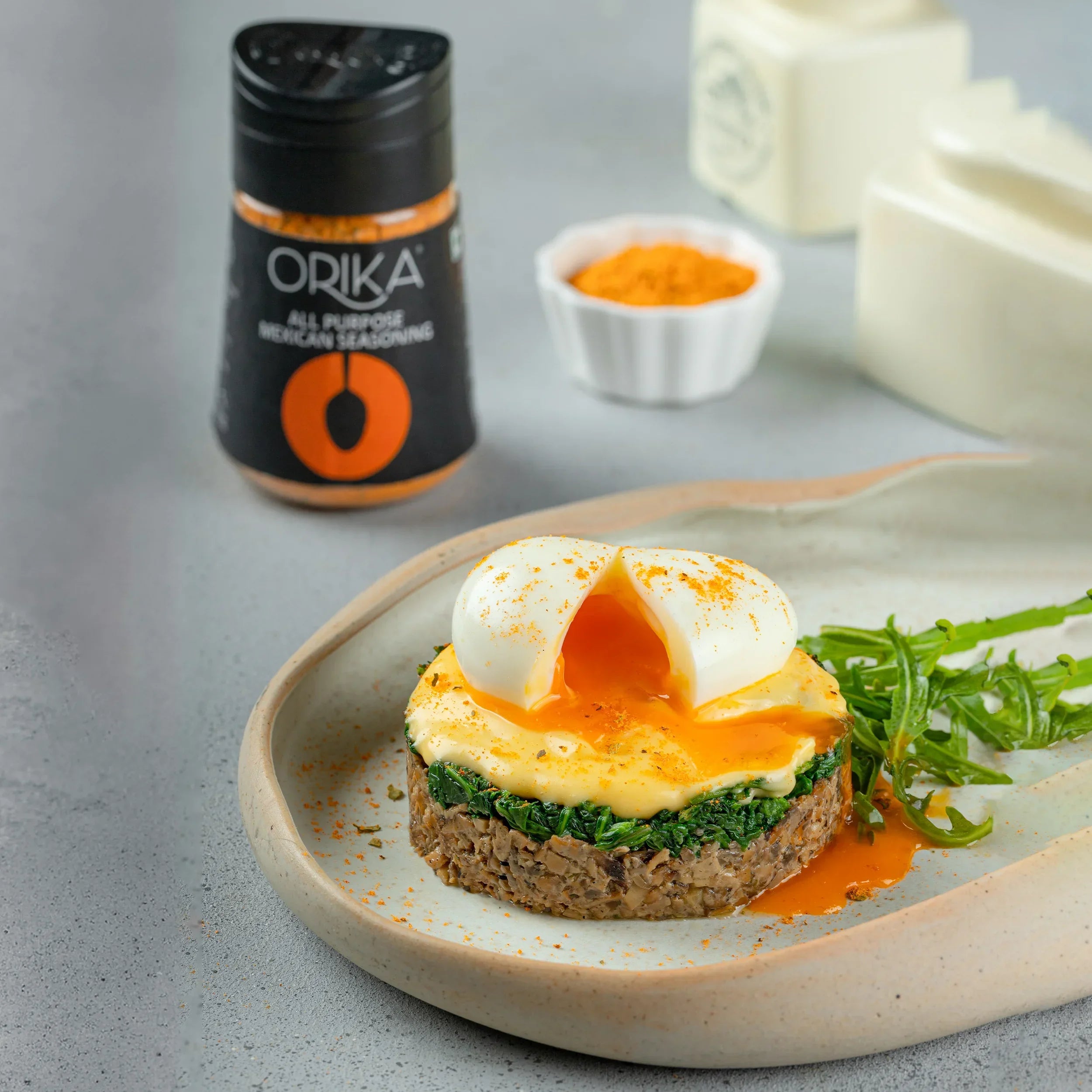 Orika Gourmet Herbs Sprinkler Combo Gourmet Herb Mix 25g, Mexican Seasoning 80g, True Sri Lankan Cinnamon 50g - Orika Spices India