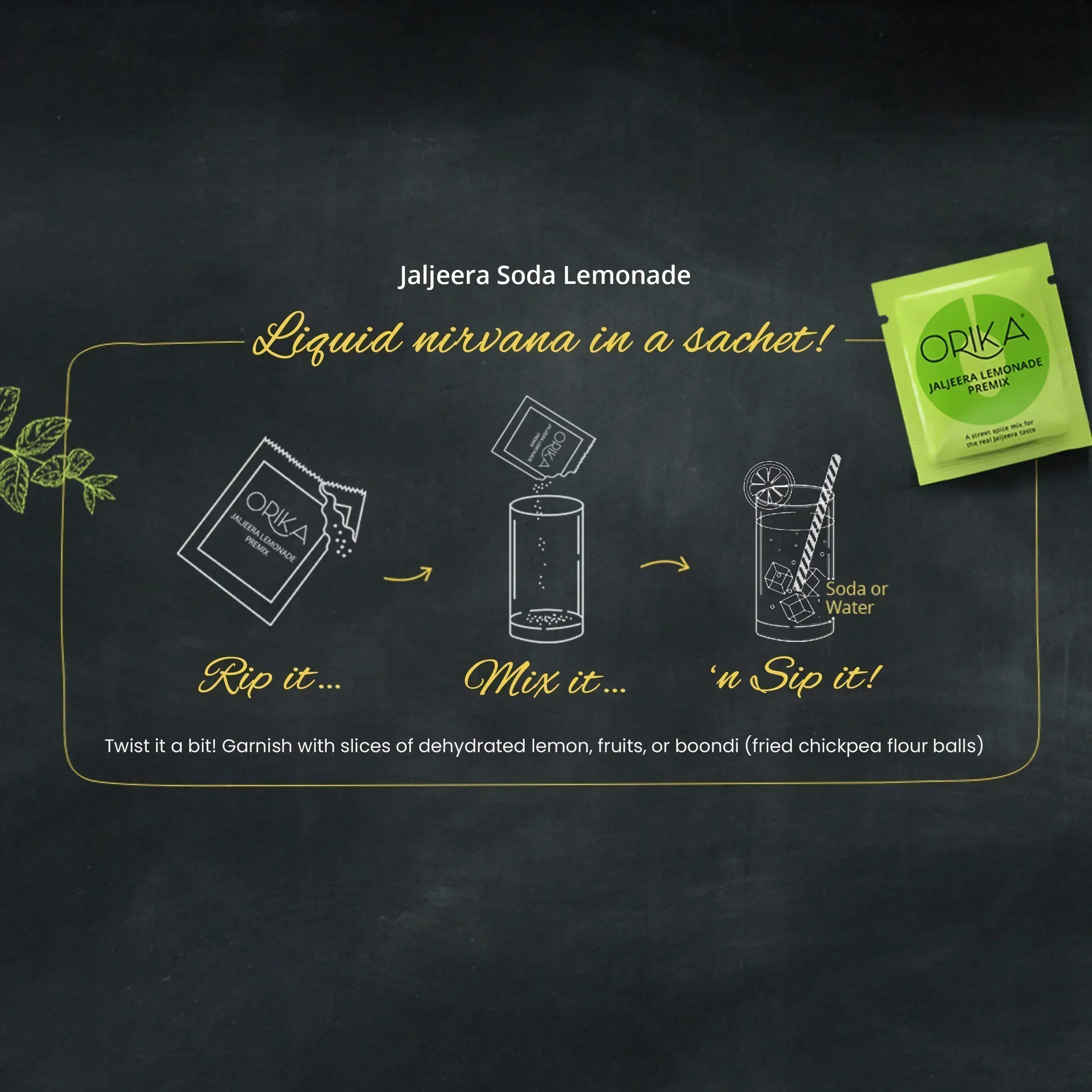 Orika Herbilicious Lemonade Combo ( Jaljeera Lemonade (Pack of 2) + Portuguese Lemonade (Pack of 1)) - Orika Spices India