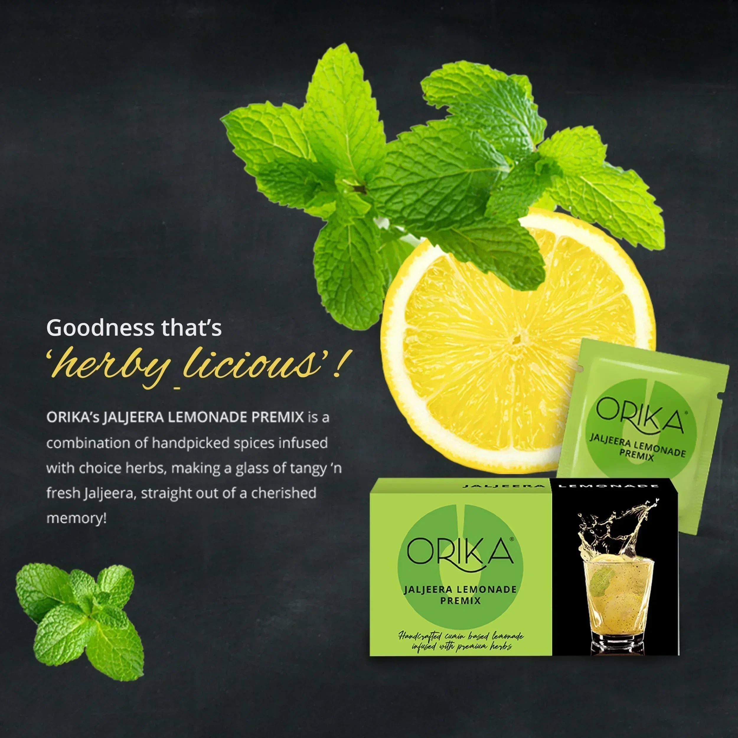 Orika Herbilicious Lemonade Combo ( Jaljeera Lemonade (Pack of 2) + Portuguese Lemonade (Pack of 1)) - Orika Spices India