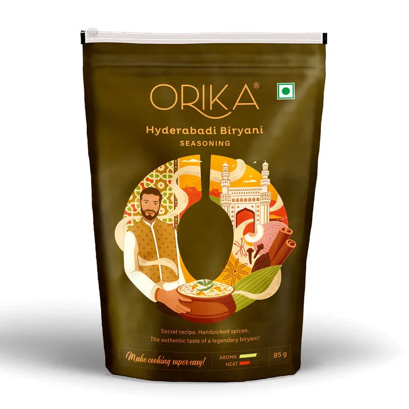 Orika Hyderabadi Biryani Seasoning Combo (Pack of 3, 85gms each) - Orika Spices India