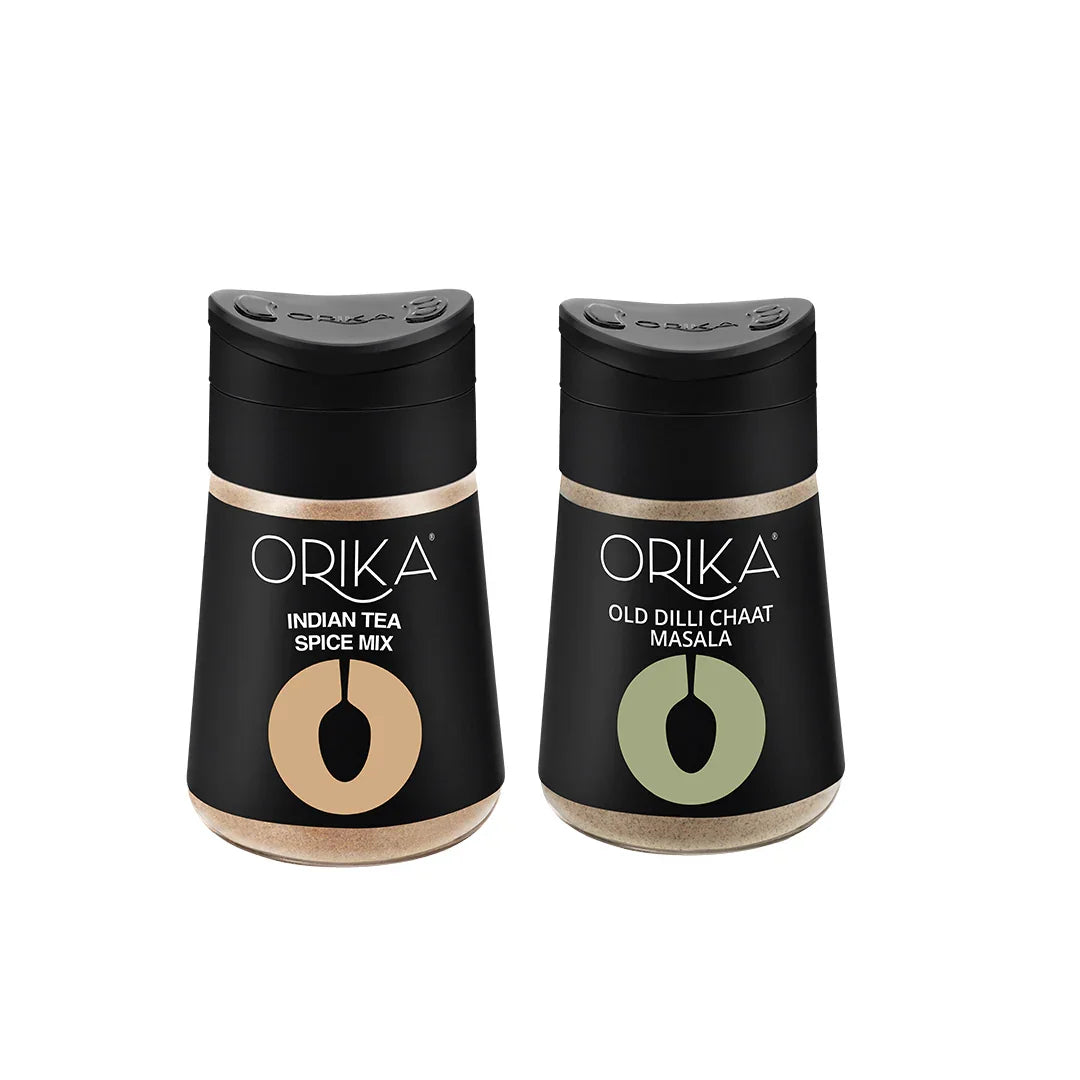 Orika Indian Chai Masala and Old Dilli Chat Masala Combo - Orika Spices India