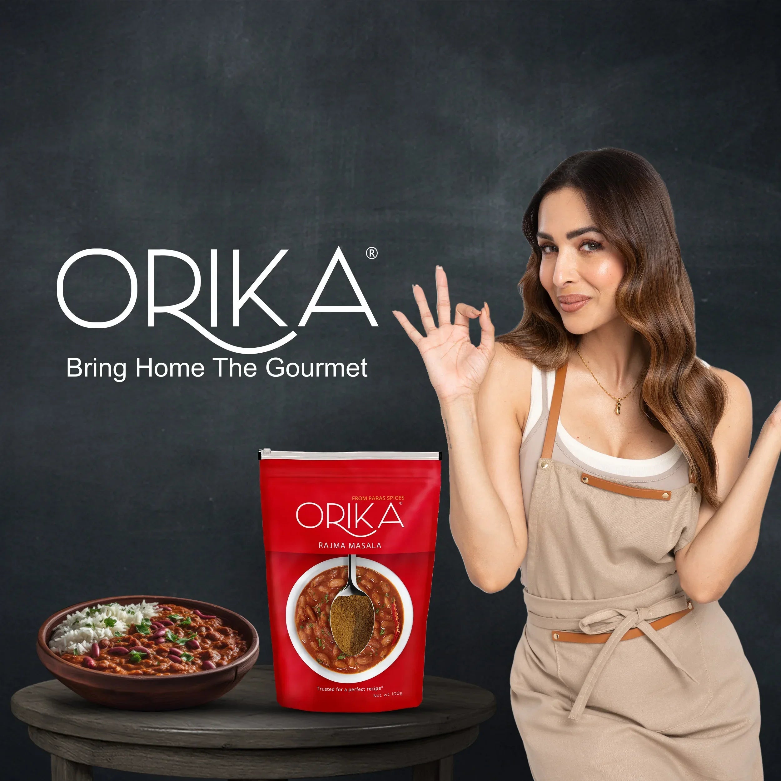 Orika Indian Mix Combo 3 (Shahi Paneer Masala, Chana Masala, Rajma Masala, Dal Makhani Masala) (Pack of 4, 100gms each) - Orika Spices India