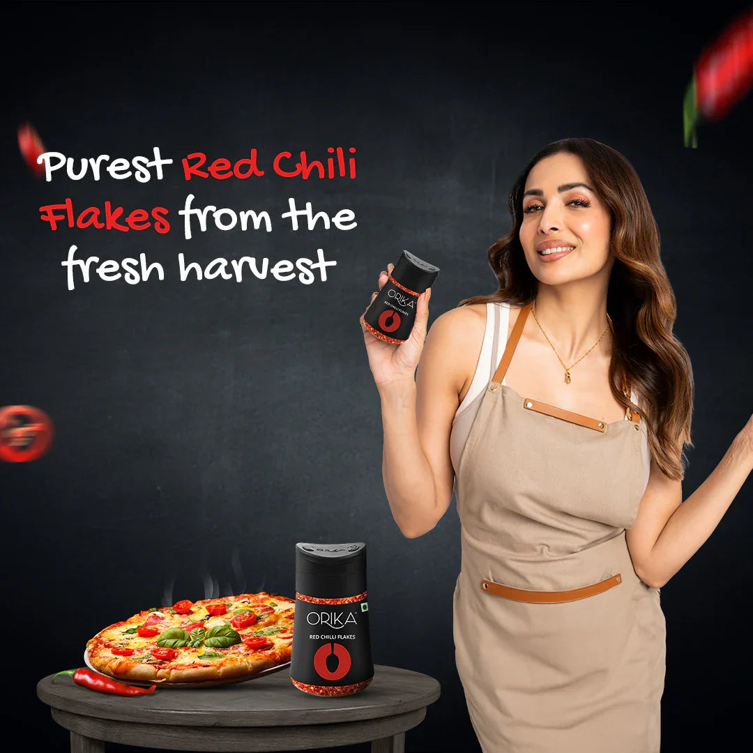 Orika Italian Table Combo (2 Italian Seasoning (75 g/each) & 1 Red Chilli Flakes (50 g)) - Orika Spices India