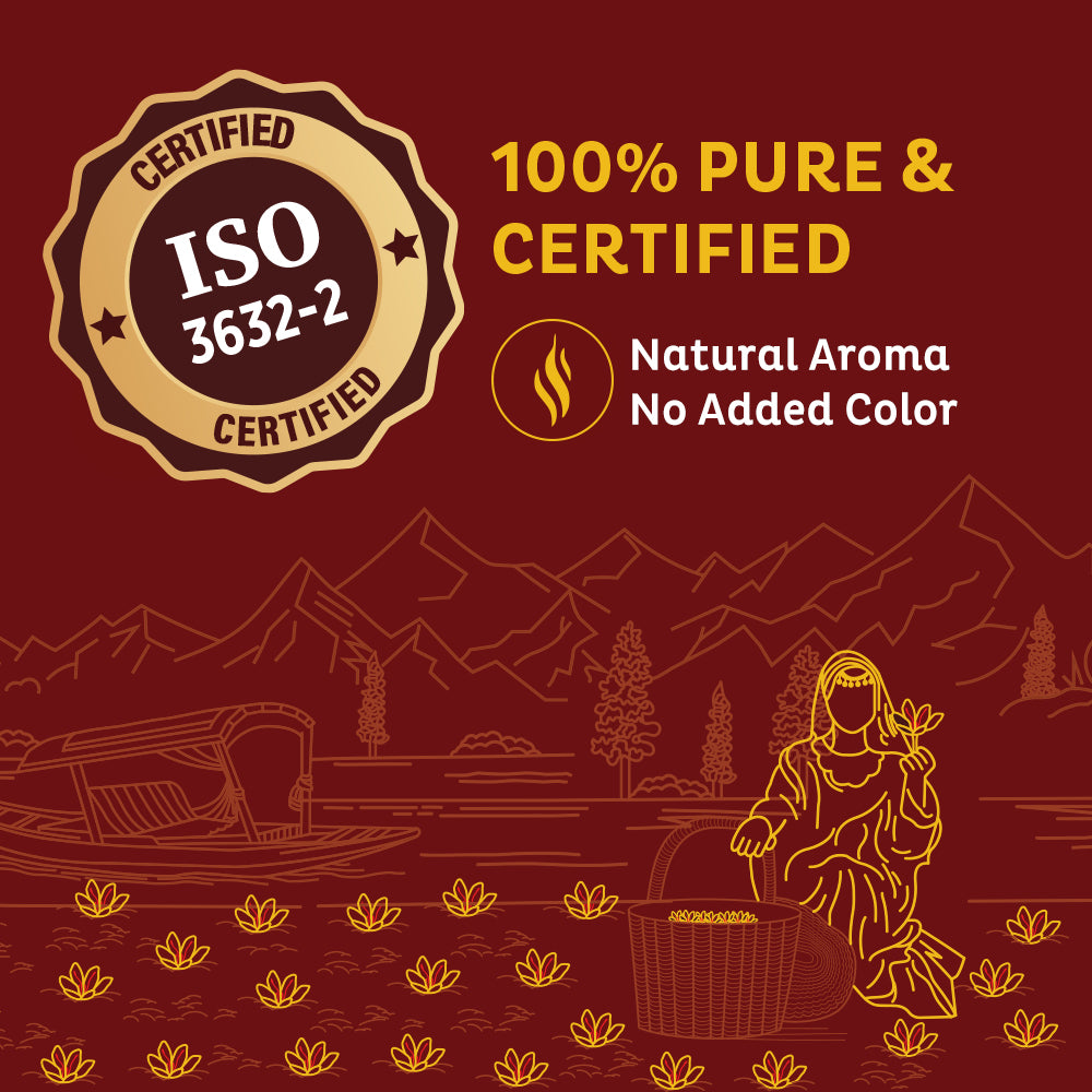 Orika Kashmiri Pampore Saffron .5 Gm - Orika Spices India