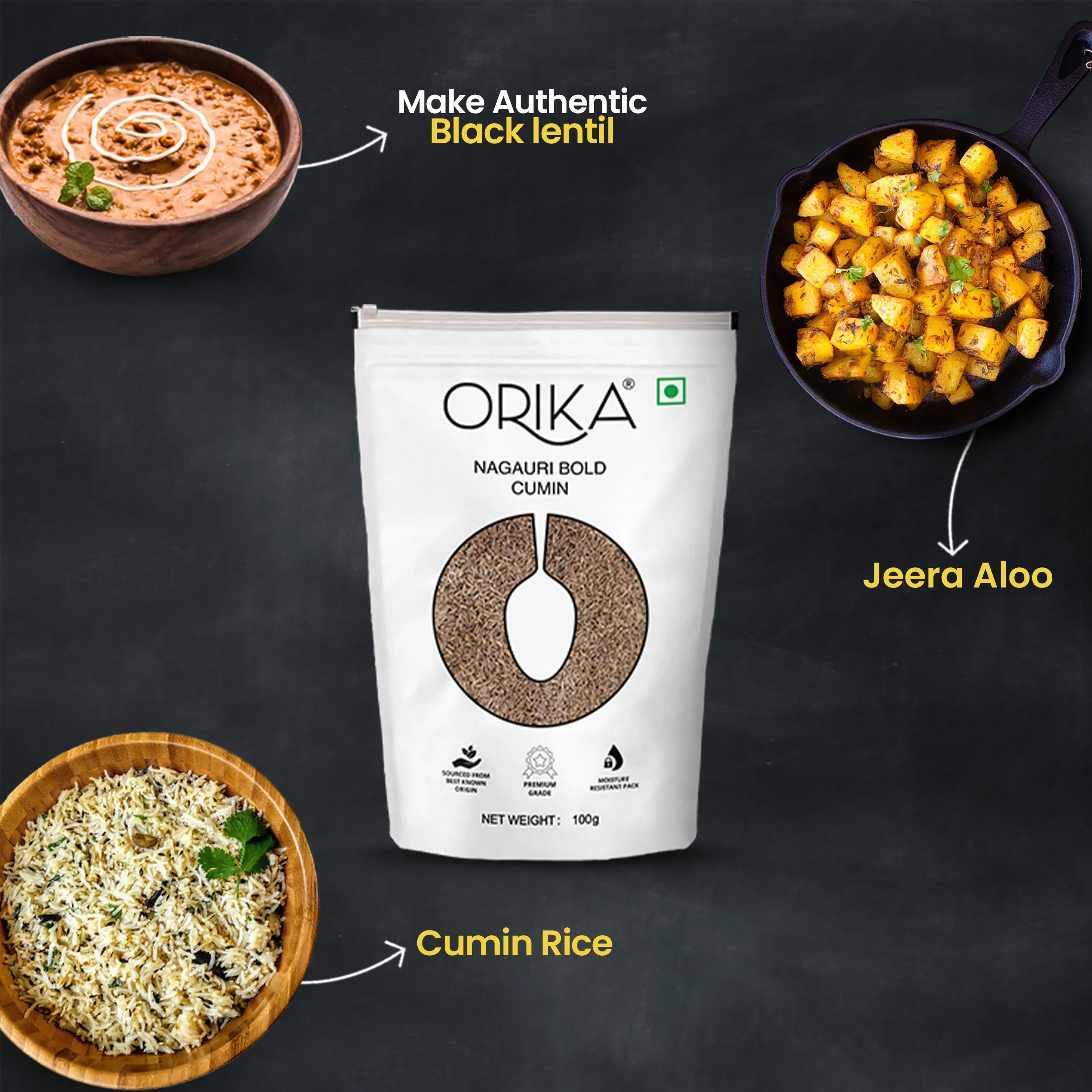 Orika Monthly Essential Pack 400g - Orika Spices India