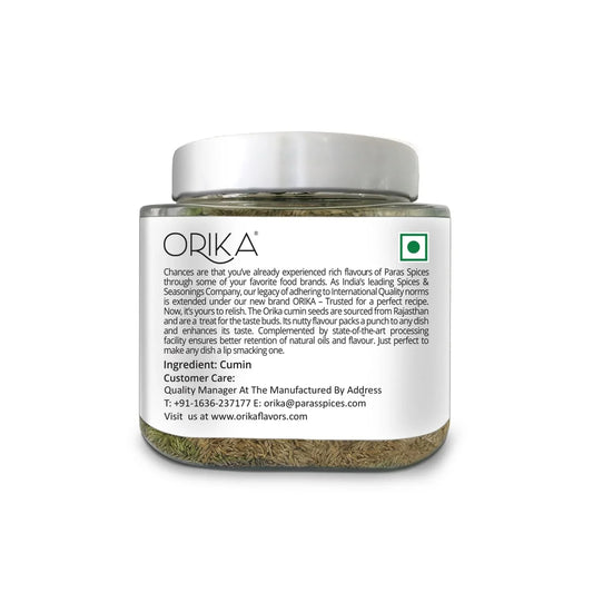 Orika Nagauri Bold Cumin Whole, 250gm - Orika Spices India