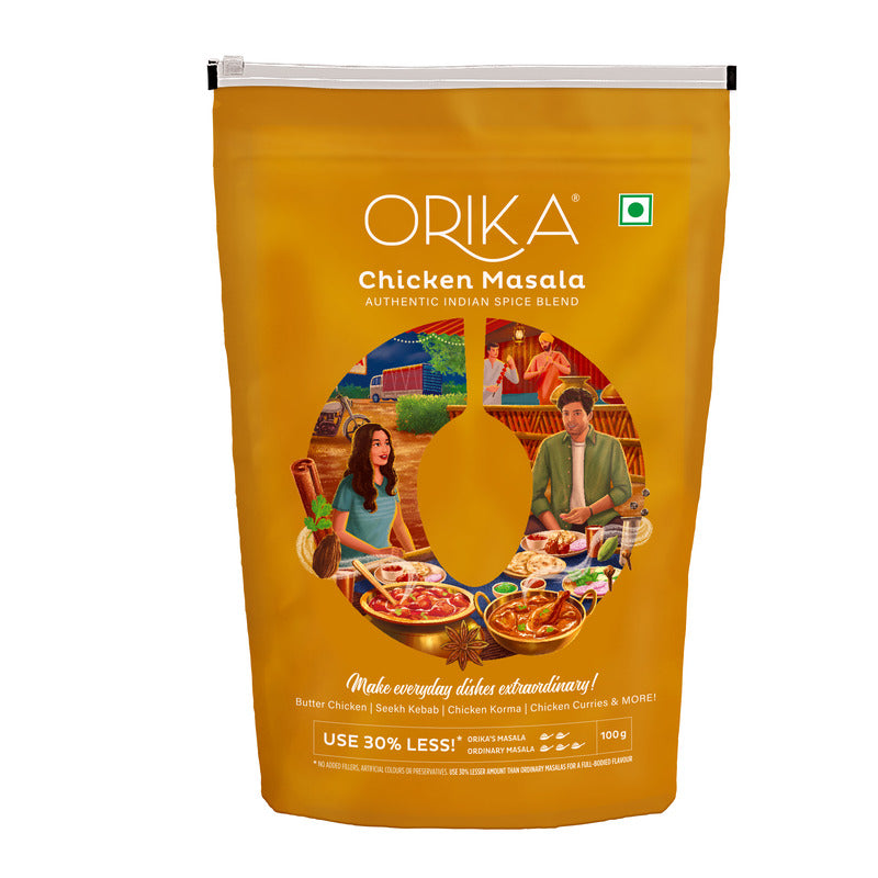 Orika Non Veg Delight Combo, Chicken Masala, Meat Masala, Garam Masala (Pack of 3, 100gms each) - Orika Spices India