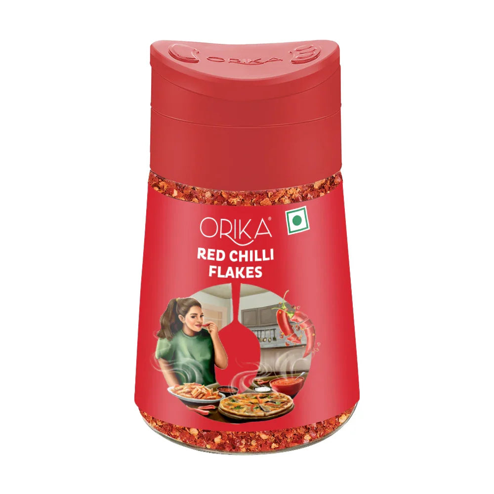 Orika Red Chilli Flakes 45g - Orika Spices India