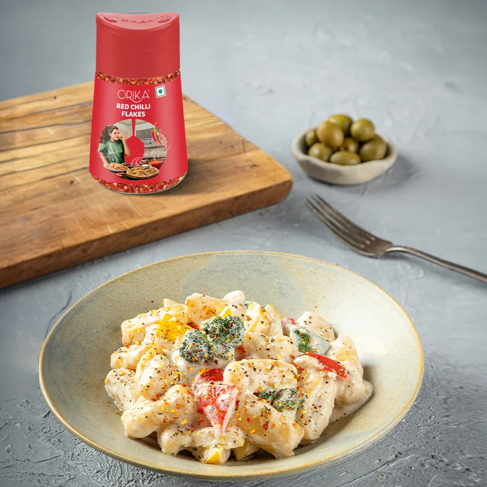 Orika Red Chilli Flakes 45g - Orika Spices India