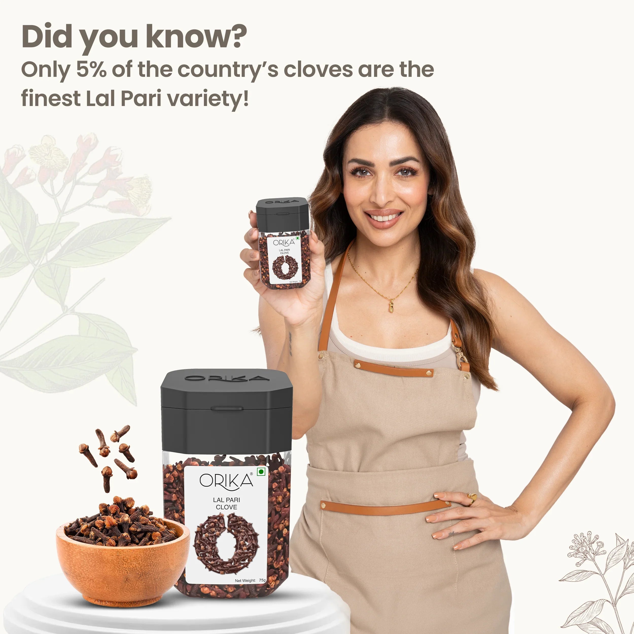 Orika's Lal Pari Clove Whole, 75g - Orika Spices India