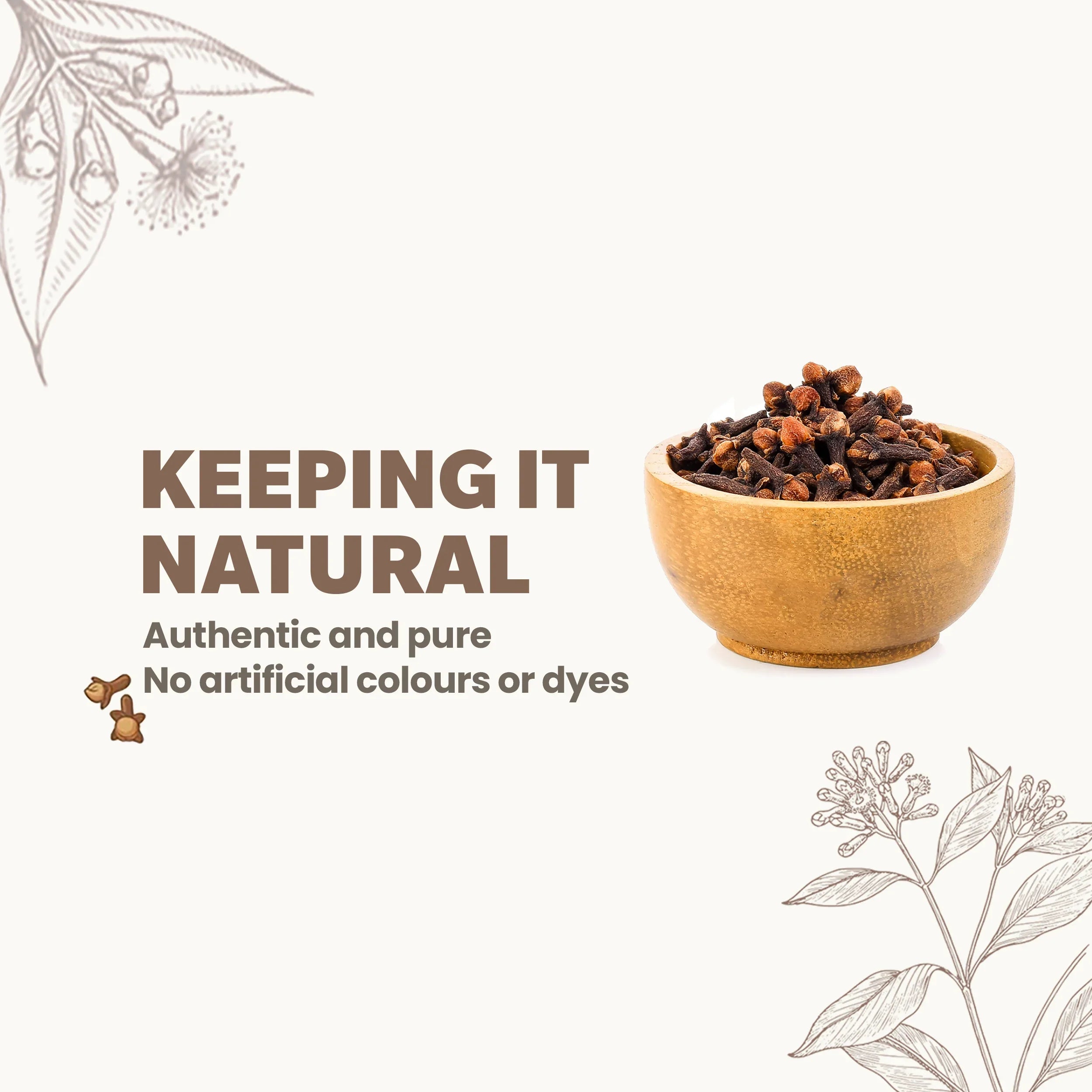 Orika's Lal Pari Clove Whole, 75g - Orika Spices India