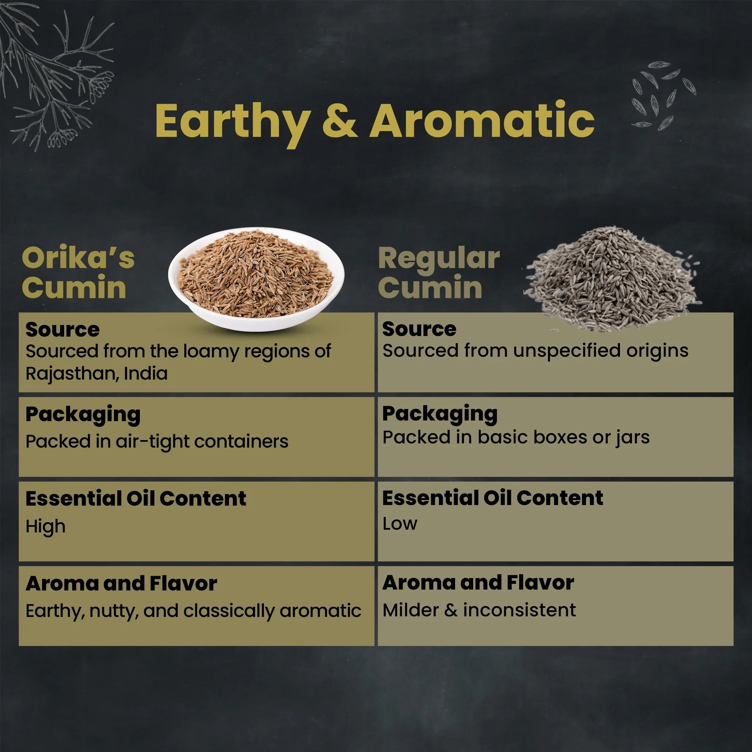 Orika Sabut Masala Combo, Pack of 3, 100g/each - Orika Spices India