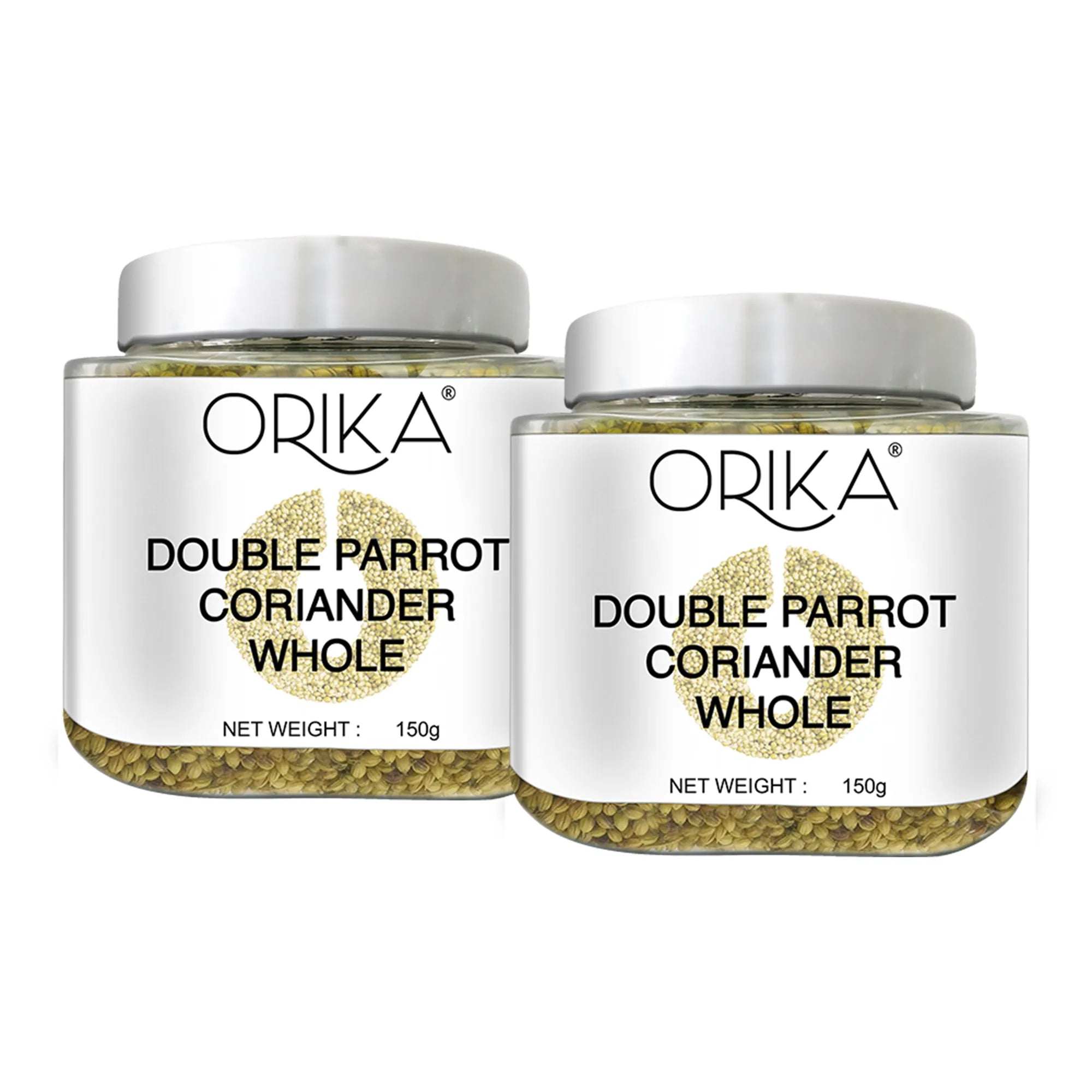 Orika Double Parrot Coriander Whole (Sabut Dhaniya) | 150g