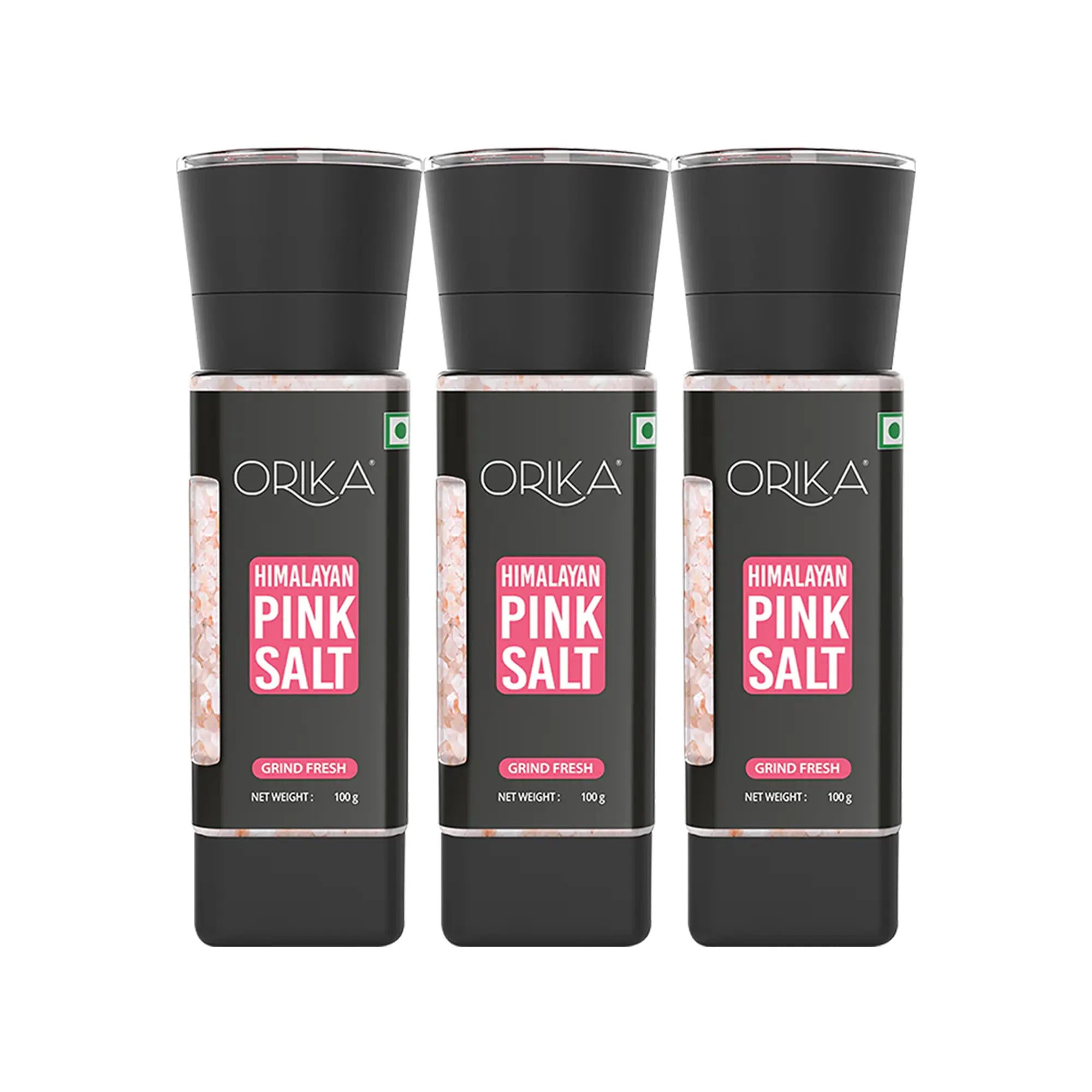Orika Himalayan Pink Salt Grinder | 100g