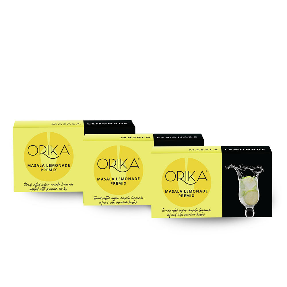 MASALA LEMONADE COMBO OF 3 (Pack of 3, 10 sachets/pack) - Orika Spices India