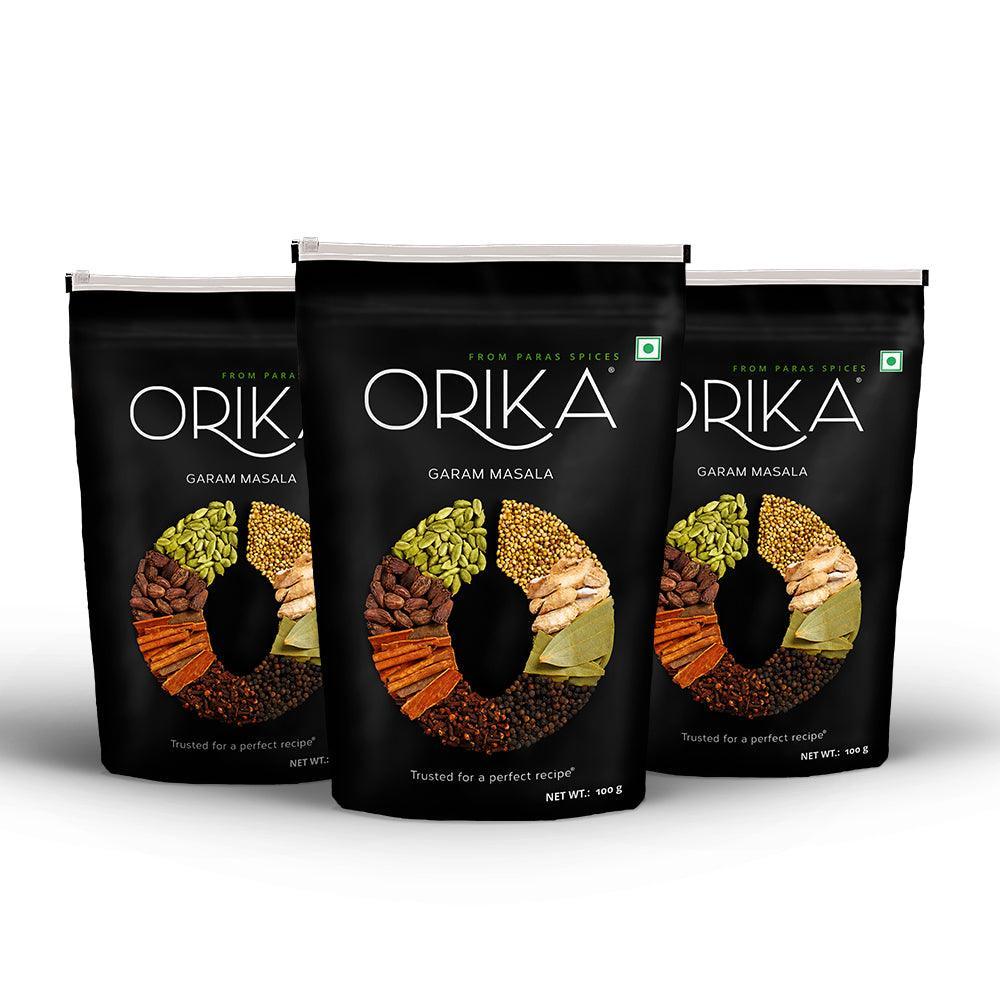 Orika Garam Masala Combo (Pack of 3, 100gms each) - Orika Spices India
