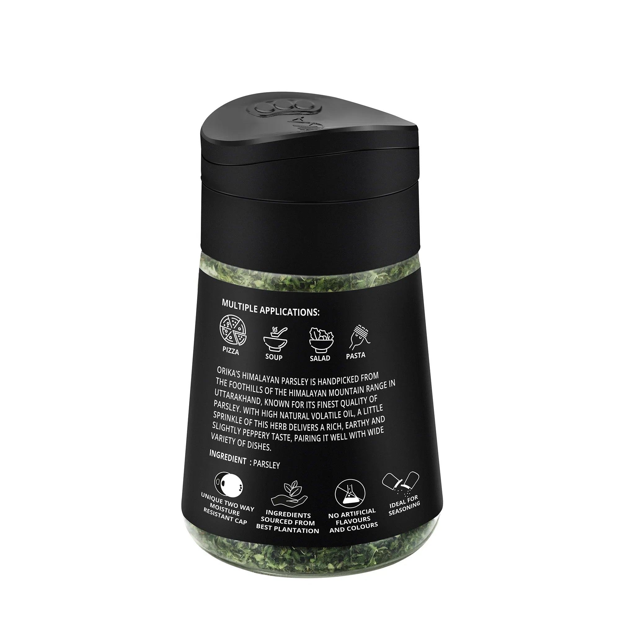Orika Gourmet Cooking combo of Egyptian Basil, Turkish Oregano and Himalayan Parsley - Orika Spices India