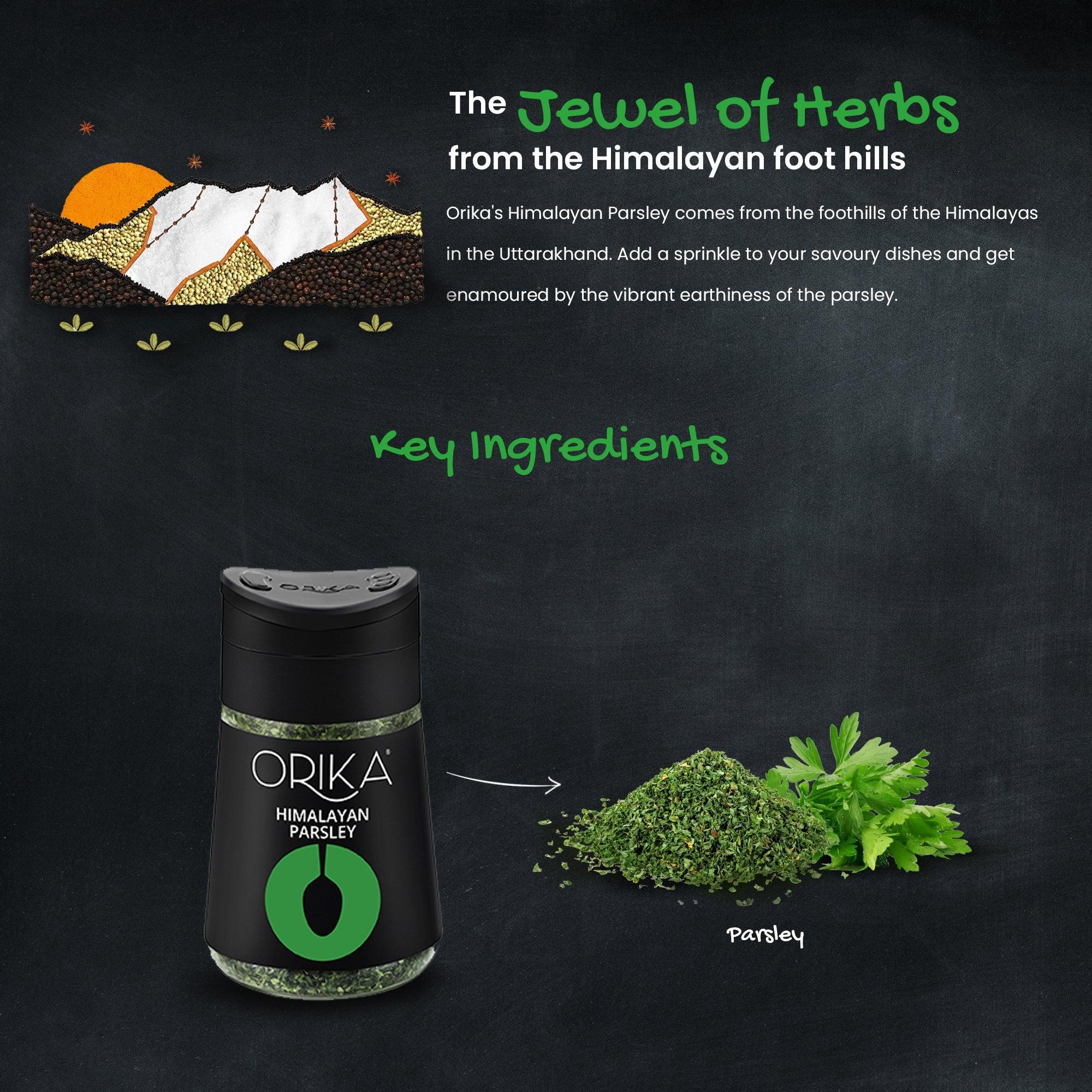 Orika Himalayan Parsley, 14gm - Orika Spices India