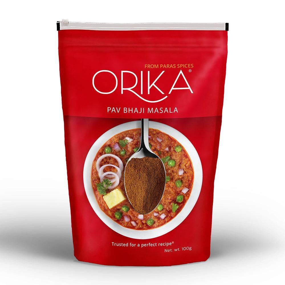Orika Indian Delicacy combo Sambhar Masala, Pav Bhaji Masala, Garam Masala (Pack of 3, 100gms each) - Orika Spices India