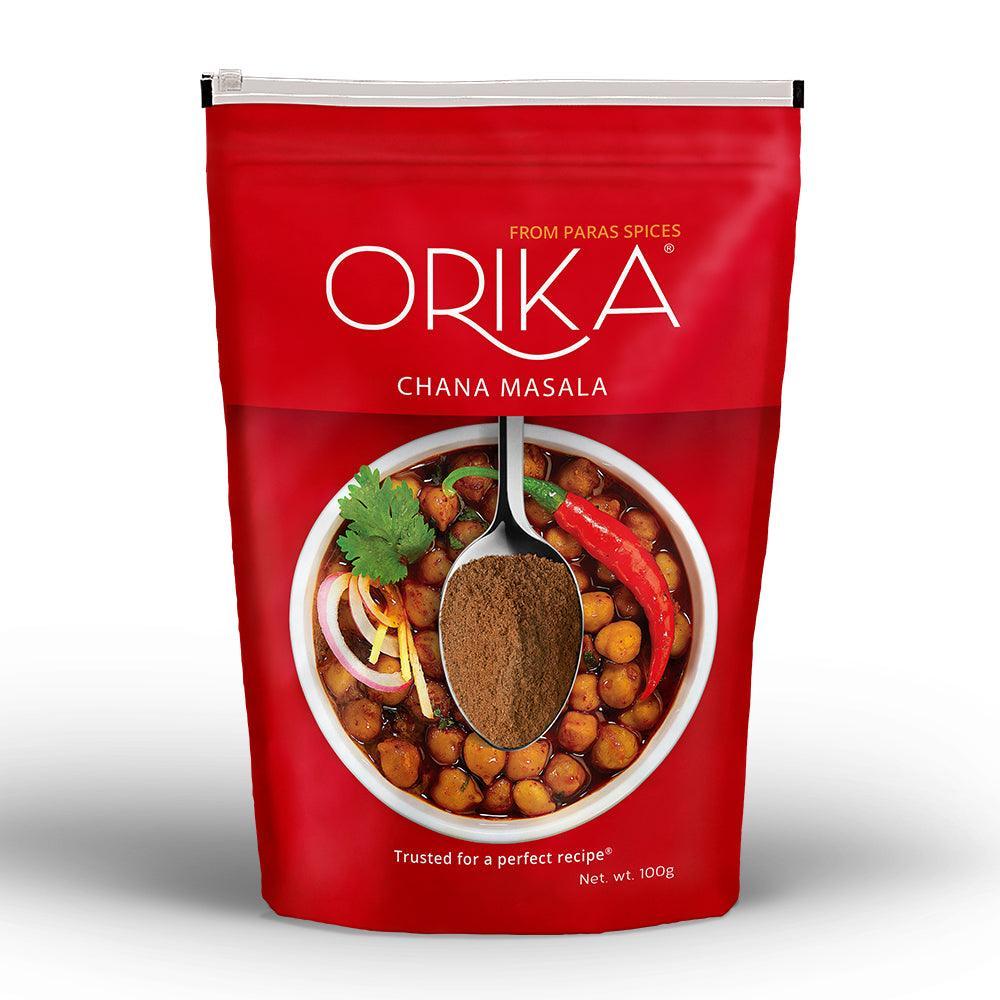 Orika Paneer-Chana Combo (Shahi Paneer Masala, Chana Masala, Kitchen King Masala) (Pack of 3, 100gms each) - Orika Spices India