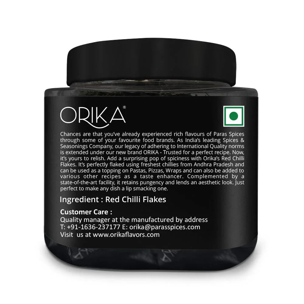 Red Chilli Flakes Combo (pack of 3 jars, 40g/each) - Orika Spices India